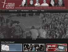 Tablet Screenshot of fieldstreet.com